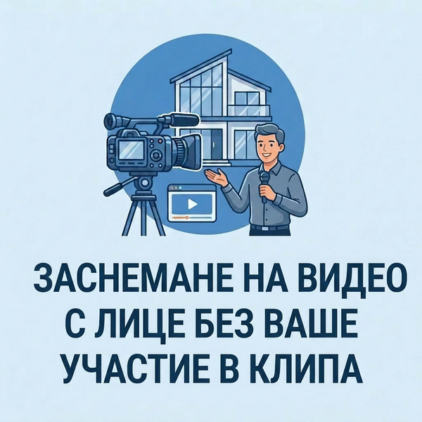 Заснемане на видео за вашия имот с участие на дубльор+обработка+реклами